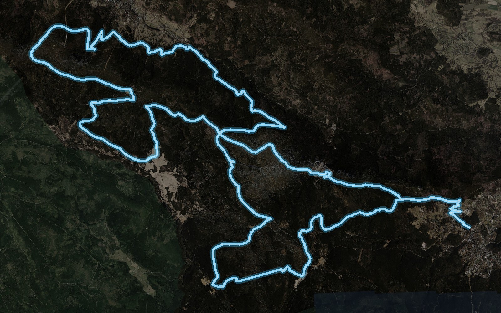 Mapa trasy EXPEDITION 68 km — Garmin Gravel Race Szklarska Poręba