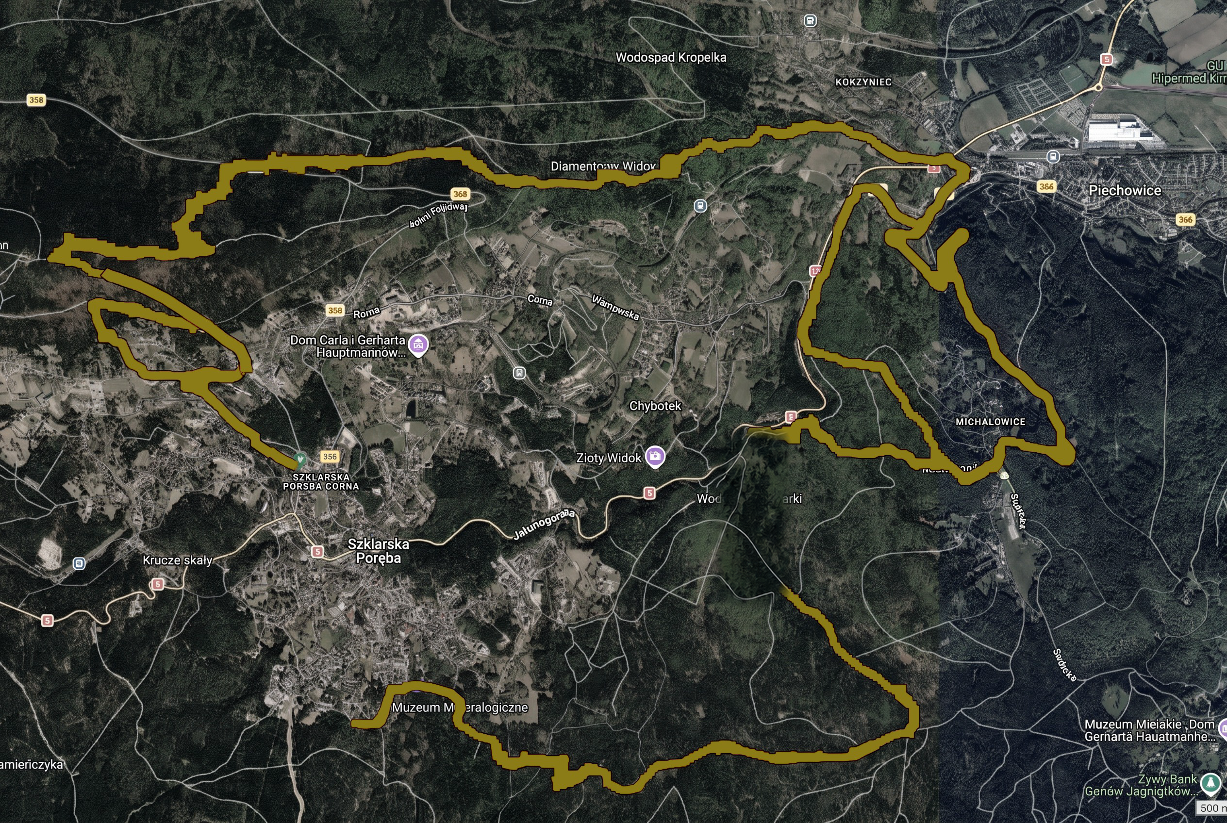 Trasa Garmin Enduro Race Szklarska Poręba — pętla 37 km w Karkonoszach i Górach Izerskich